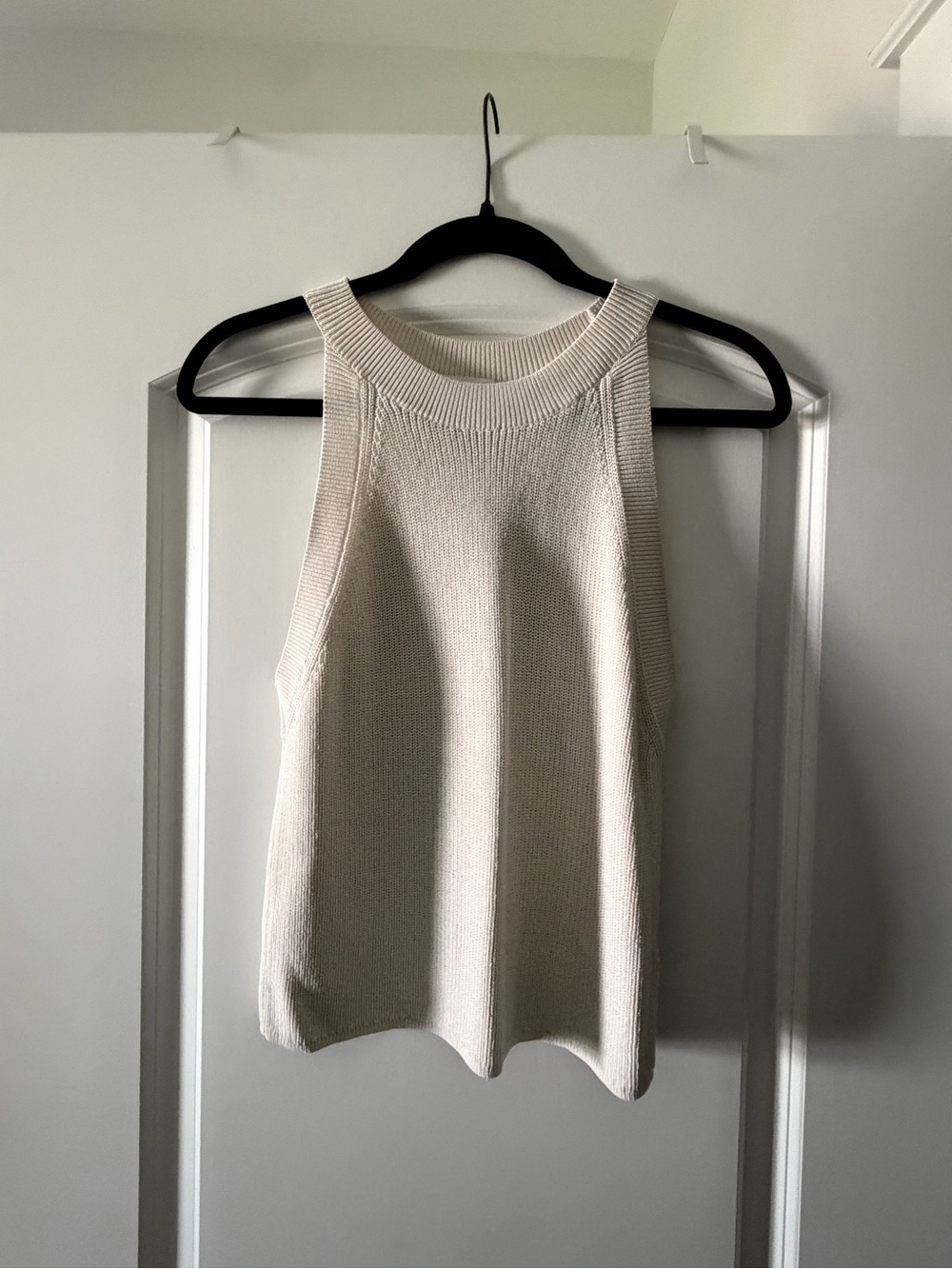 Wilfred Sleeveless Knit Tank Top in Cream - Women